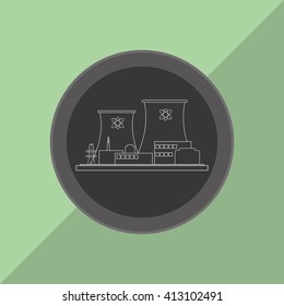 Industrial security design. safety icon. protection concept