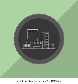 Industrial security design. safety icon. protection concept