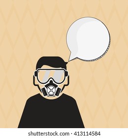 Industrial security design. safety icon. protection concept