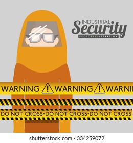industrial security  design, vector illustration eps10 graphic 