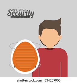 industrial security  design, vector illustration eps10 graphic 