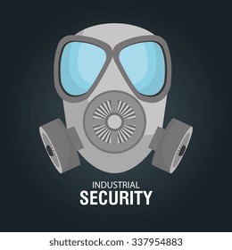 Industrial security equipment graphic design, vector illustration