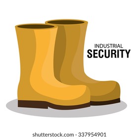 Industrial security equipment graphic design, vector illustration
