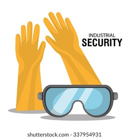 Industrial security equipment graphic design, vector illustration