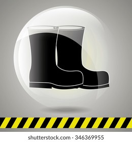 Industrial security equipment graphic design, vector illustration