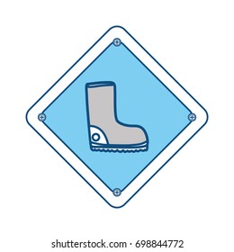 Industrial security sign