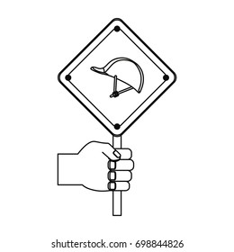 Industrial security sign