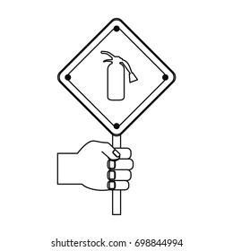 Industrial security sign