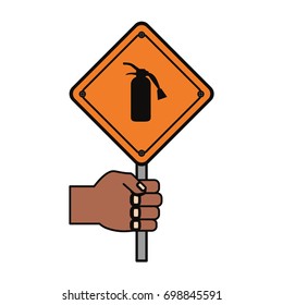 Industrial security sign