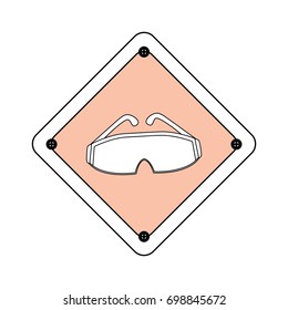 Industrial security sign