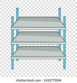 Industrial Shelving Icon. Cartoon Illustration Of Industrial Shelving Vector Icon For Web Design