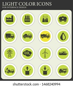 Industrial simply symbol for web icons and user interface