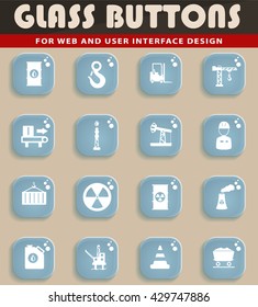 Industrial simply symbol for web icons and user interface