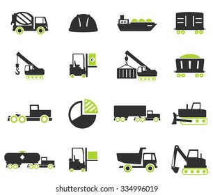 Industrial simply vector icon set