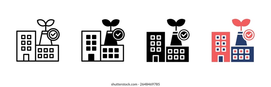 Industrial Standards icon sheet multiple style collection