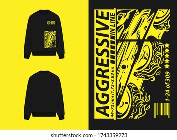 Industrial Street Wear Crewneck
Aggressive in Line
