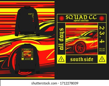 Industrial Street Wear Hoodie.
Speed Control