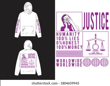 Industrial Street Wear Hoodie
Tears Girl. Justice