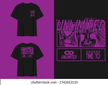 Industrial Street Wear T Shirt
Unlimited, Time To Money