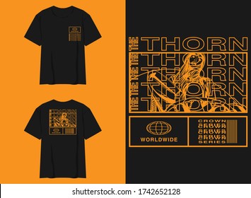 Industrial Street Wear T Shirt
The Thorn, Crown Series