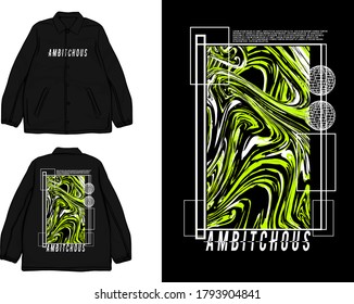 Industrial Streetwear Graphic Design
Abstract Ambitchous Design