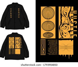 Industrial Streetwear Graphic Design
Abstract Hustle Design