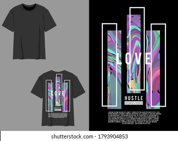 Industrial Streetwear Graphic Design
Abstract Love Design