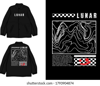 Industrial Streetwear Graphic Design
Abstract Lunar Design