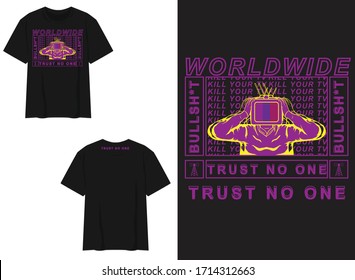 industrial streetwear tshirt world wide