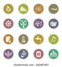 industrial symbol for web icons