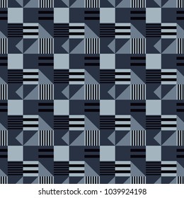 Industrial symmetry seamless pattern. Suitable for screen, print and other media.