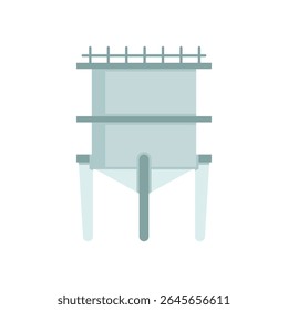 industrial tank icon vector illustration