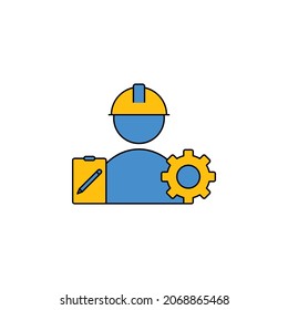 Symbol für Techniker des Industrietechnikers