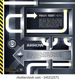 Industrial techno style (arrow)
