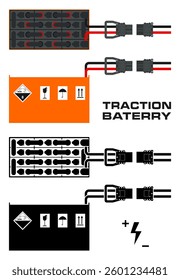 Industrial traction battery vector design
