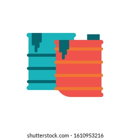Industrial trashes design, Climate change global warning environment nature pollution green and extreme danger theme Vector illustration