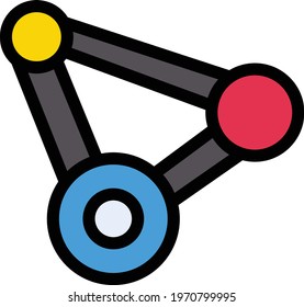 industrial vector colour line  icon