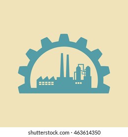 Industrial vector icon 