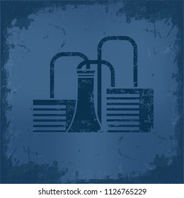 Industrial vector icon design