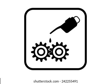 Industrial vector icon on white background