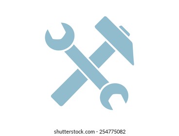 Industrial vector icon on white background