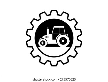 Industrial vector icon on white background