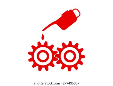 Industrial vector icon on white background