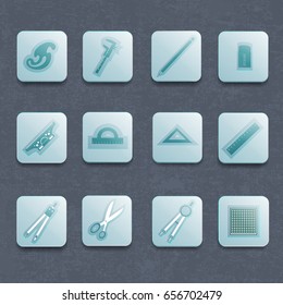 Industrial vector icon set vector Illustration