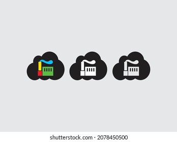 industrial vector icon. single and multi colour