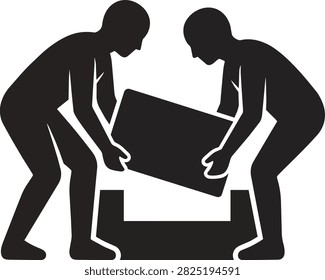 Industrial Vector Illustration of Construction Joint Block Placement and Masonry Wall Building Process