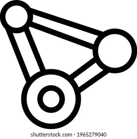 industrial vector thin line  icon