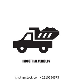 industrial vehicle.Vector outline set of different trucks, semi trailers. Freight transportation. Modern flat vector illustration isolated on white background.  