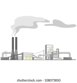 industrial view (vector)