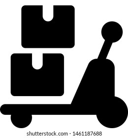 Industrial waggon boxes material handling vehicle layout
